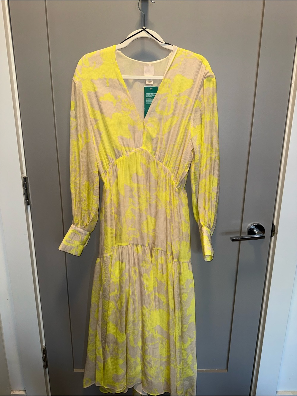 H&M Yellow Maxi Dress NWT - Picture 3 of 5